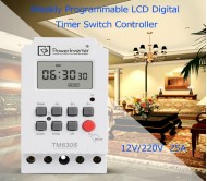 TIMER DIGITAL PROGRAMABLE 220VAC/25A